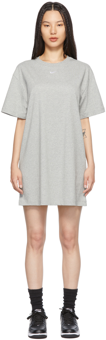 Nike Essential T-Shirt Dress in gray-Grey