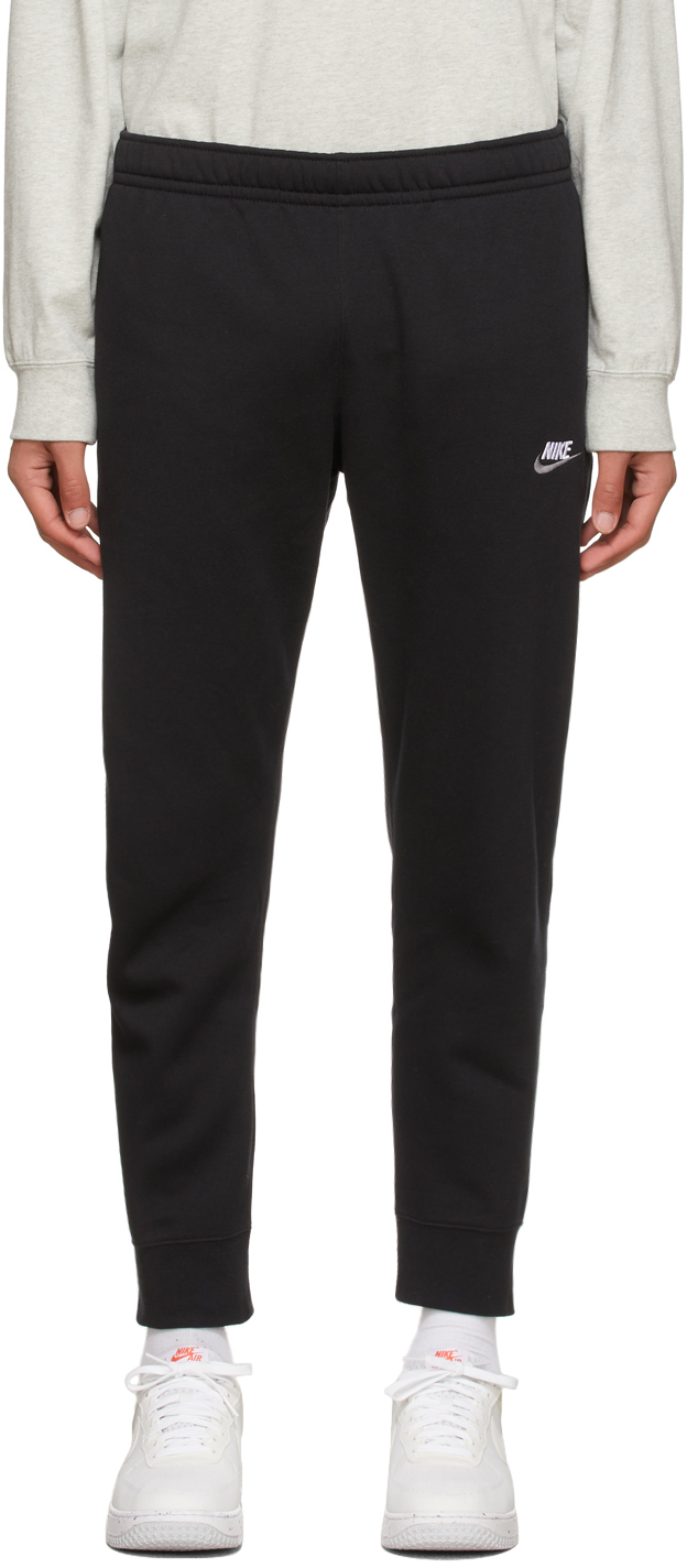 Nike: Black Club Jogger Lounge Pants | SSENSE Canada