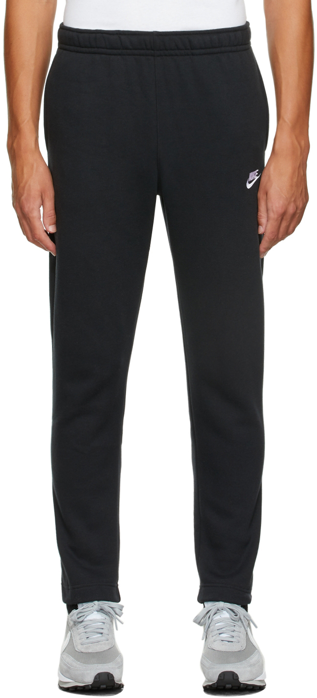 Nike: Black Fleece Sportswear Club Lounge Pants | SSENSE Canada