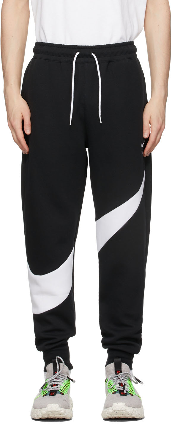 Nike Black Swoosh Tech Fleece Lounge Pants