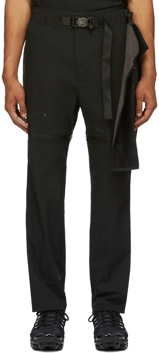 Black MMW Edition Convertible 3-in-1 Lounge Pants