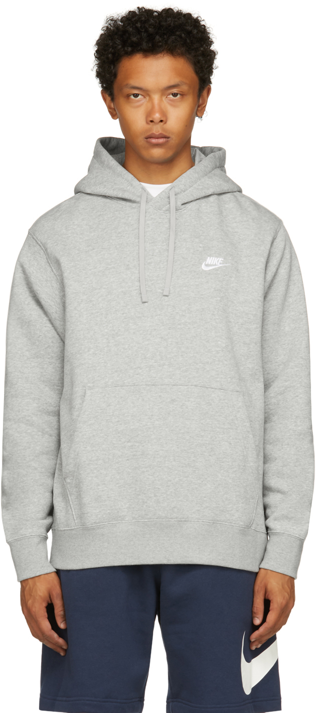 Streng Skelne krølle Nike Club hoodie in dark grey | Smart Closet