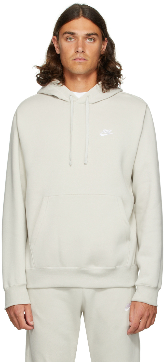 light beige nike hoodie