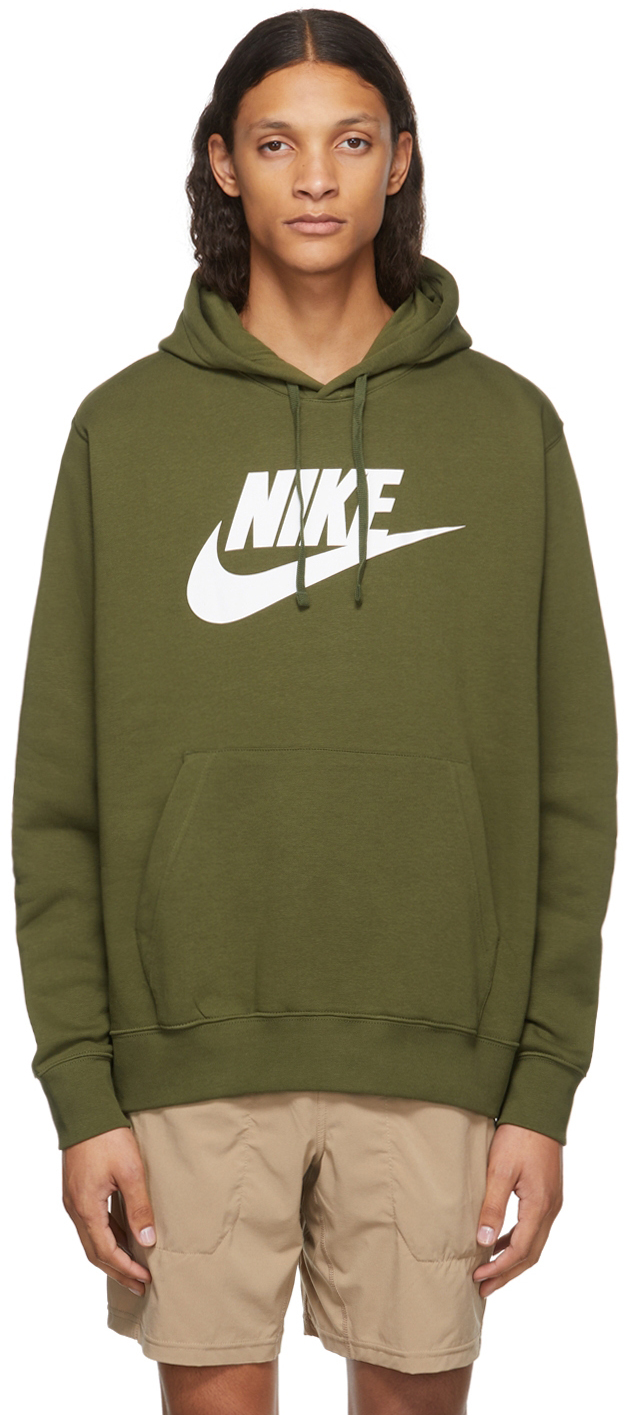 Integreren Verschillende goederen atleet Nike: Green Fleece Sportswear Club Hoodie | SSENSE
