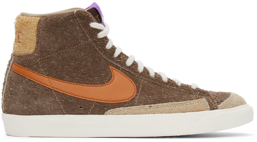 Nike Blazer Mid Brown Hairy Suede - DM7581-200