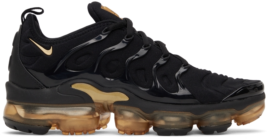 Nike Air VaporMax Plus Black Metallic Gold - CW7299-001