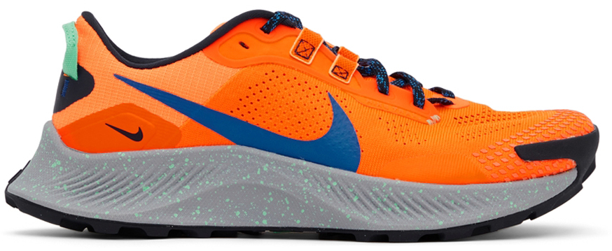 Orange Pegasus Trial 3 Sneakers by Nike on Sale