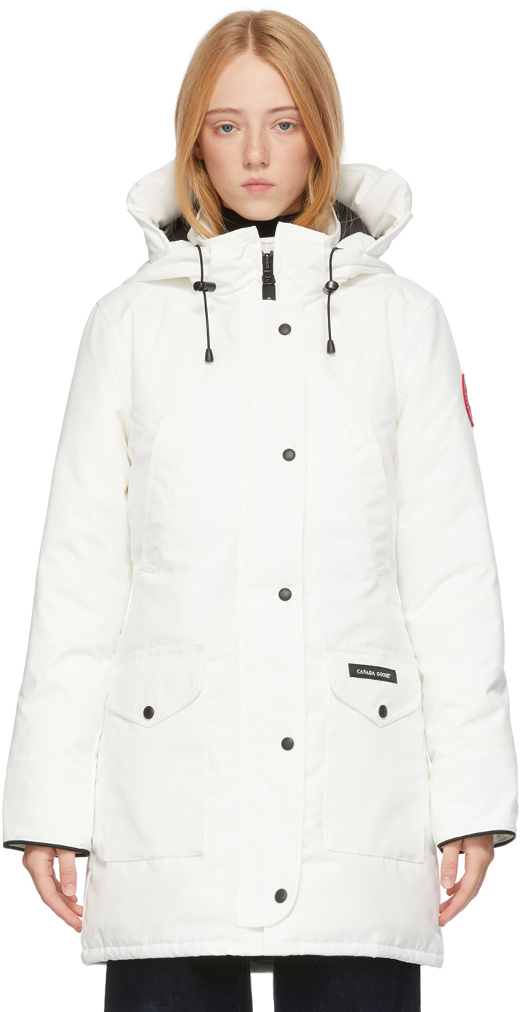 canada goose jacket womens white