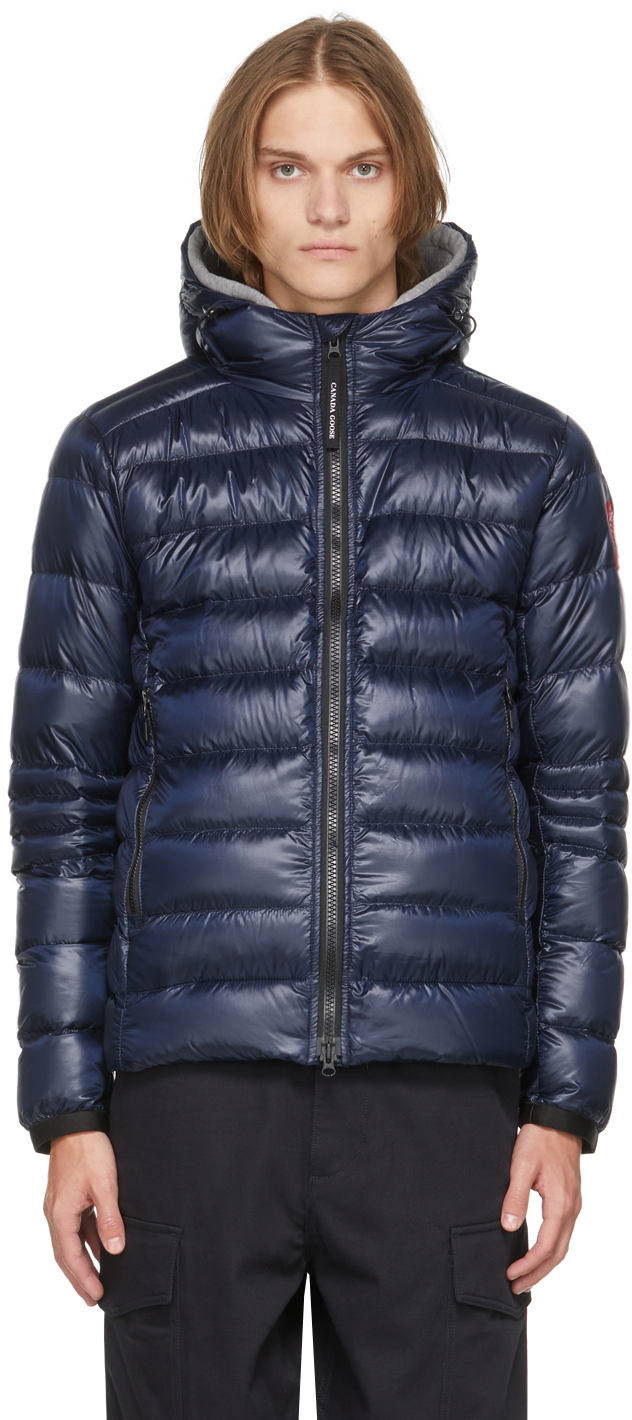 canada goose down hooded jacket