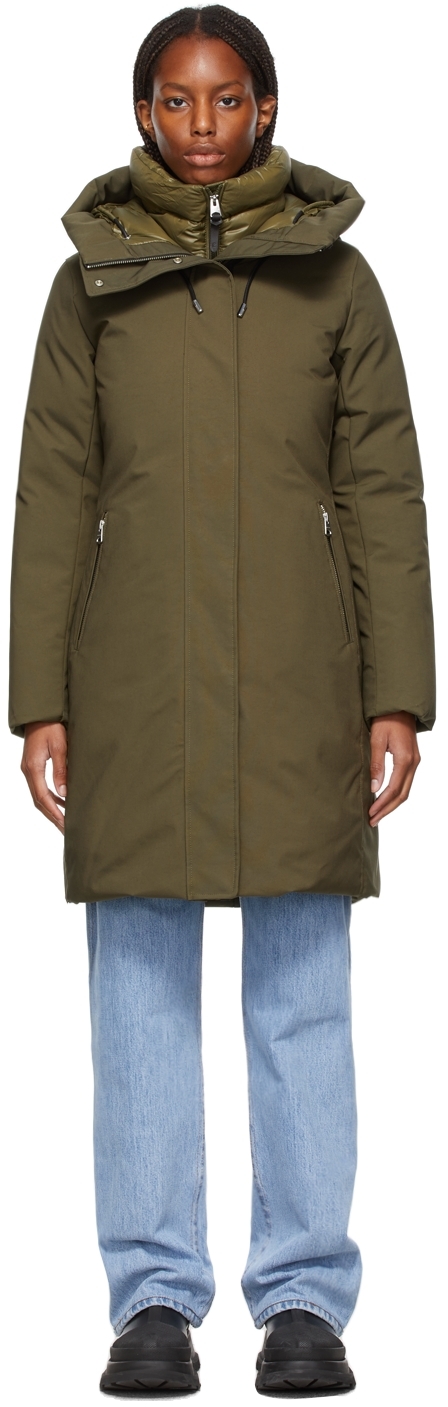 mackage green parka