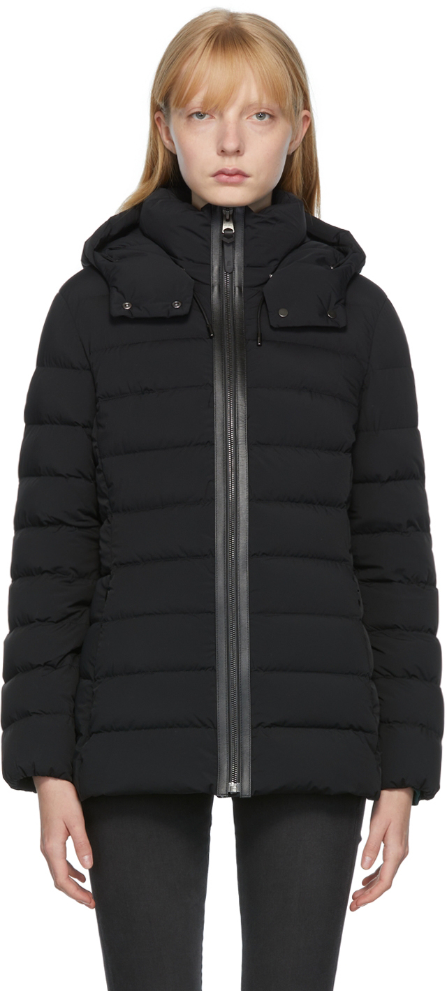 mackage black down coat