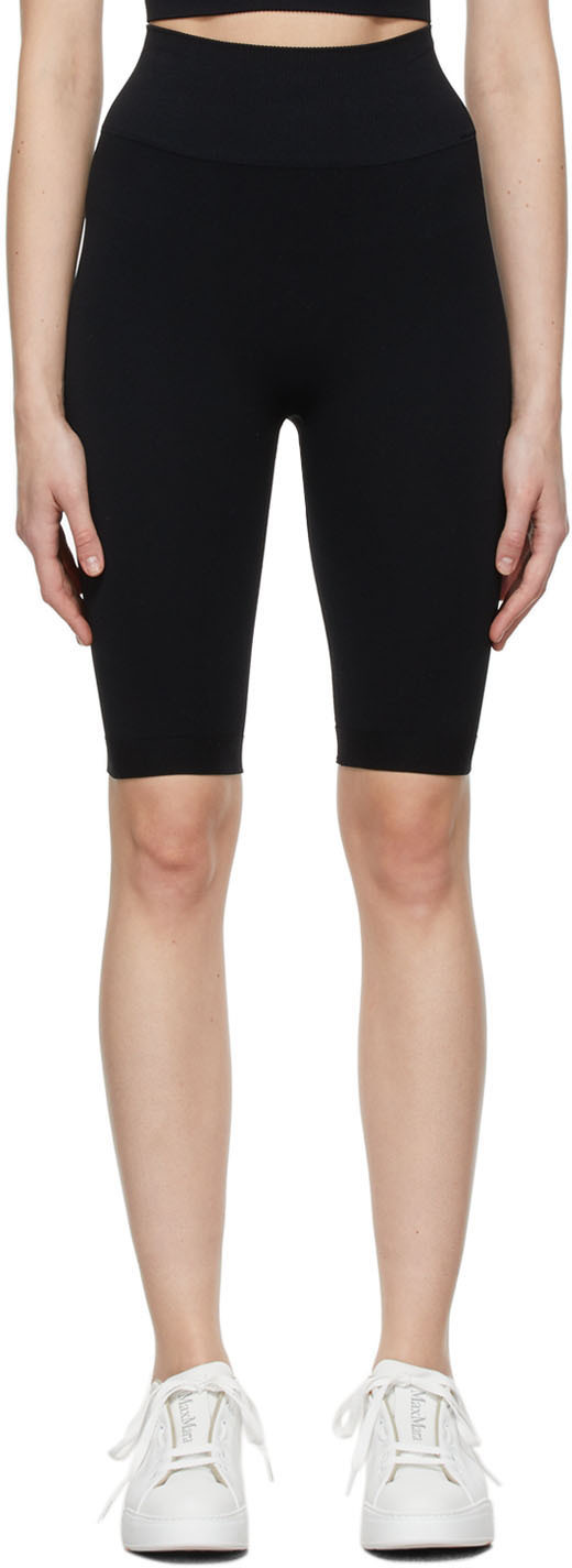 VAARA Black Essential Seamless Shorts
