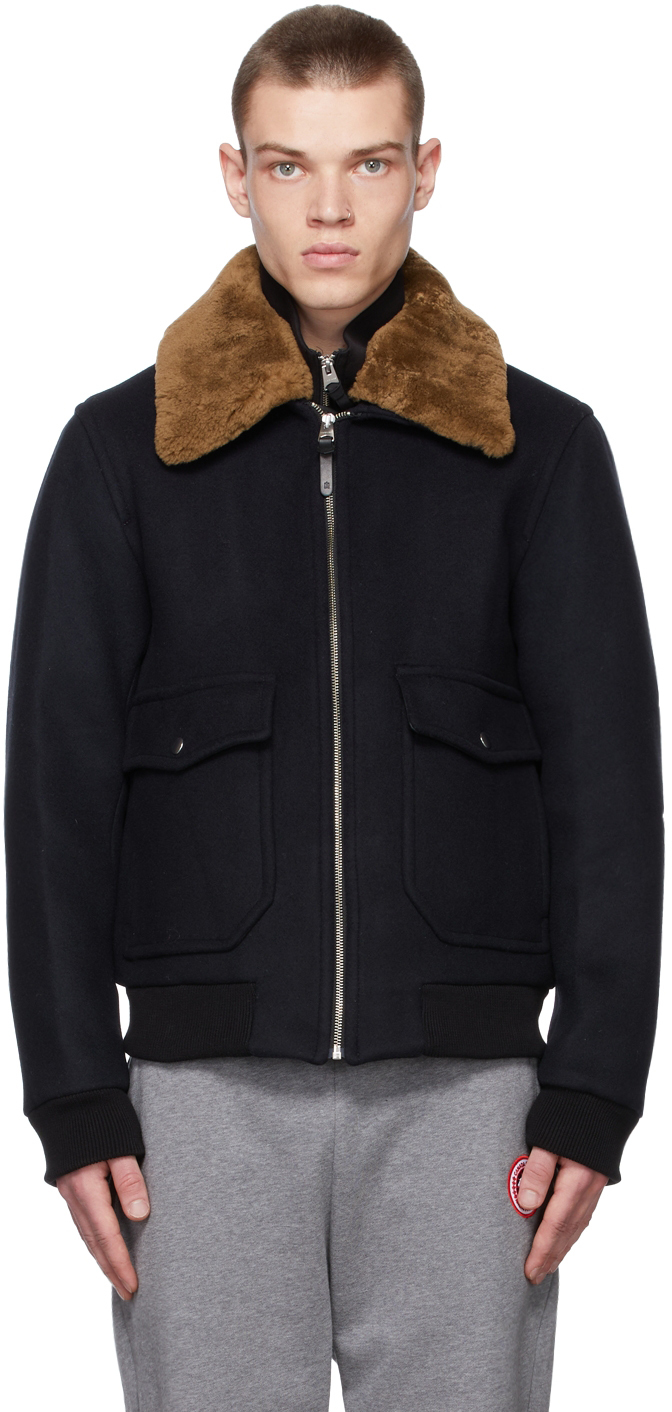 mackage shearling coat
