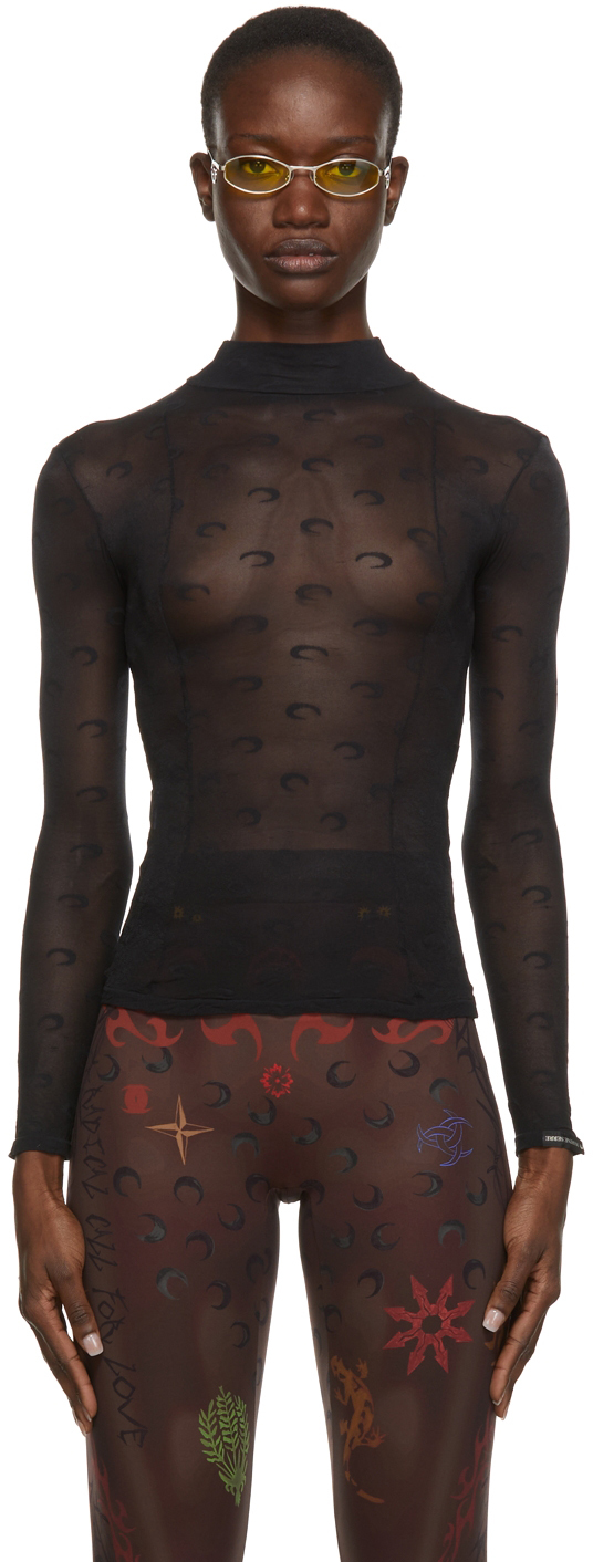 Marine Serre tops for Women | SSENSE
