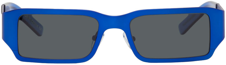 A BETTER FEELING Blue Pollux Chrome Sunglasses