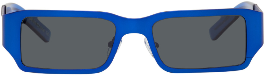 blue chrome sunglasses
