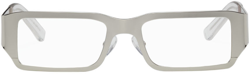 A BETTER FEELING Silver Pollux Polished Steel Glasses