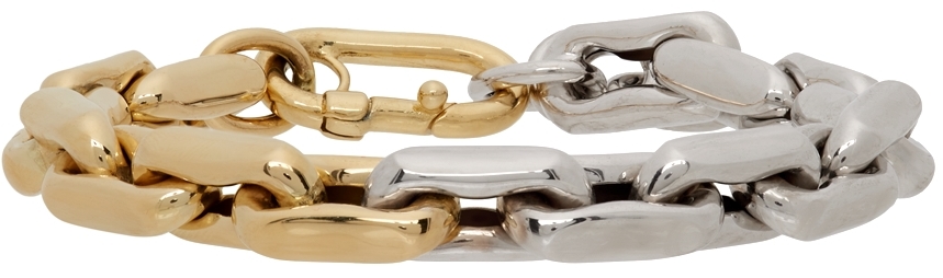 Lauren Rubinski Gold & White Gold Small LR3 Bracelet