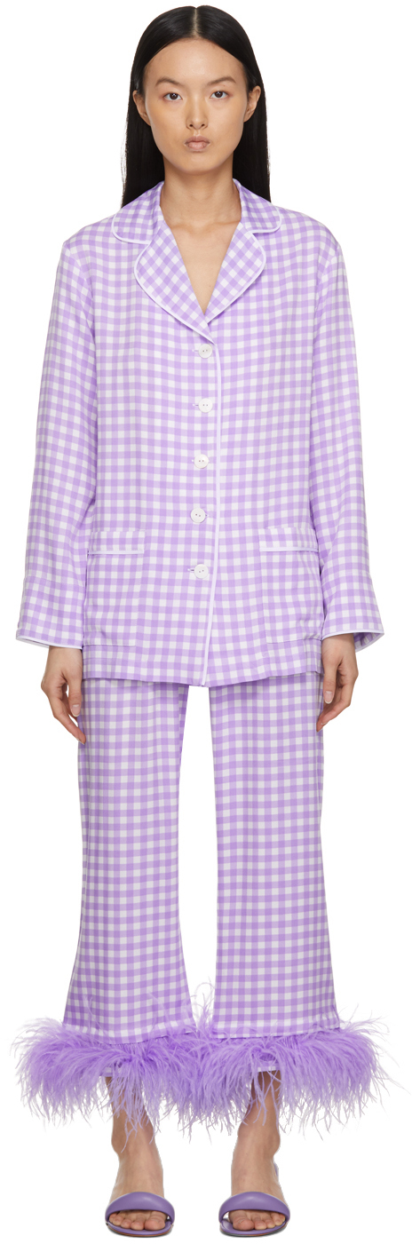 Pink & White Party Pyjama Set Ssense Donna Abbigliamento Abbigliamento per la notte Pigiami 
