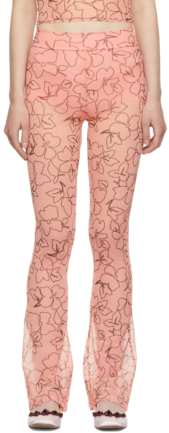 Ichiyo SSENSE Exclusive Pink Tulle Leggings
