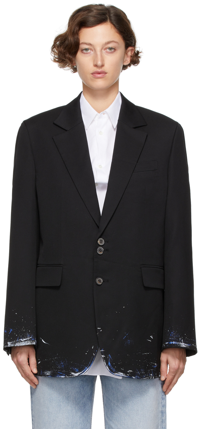 ADER error Black Splash Blazer | Smart Closet