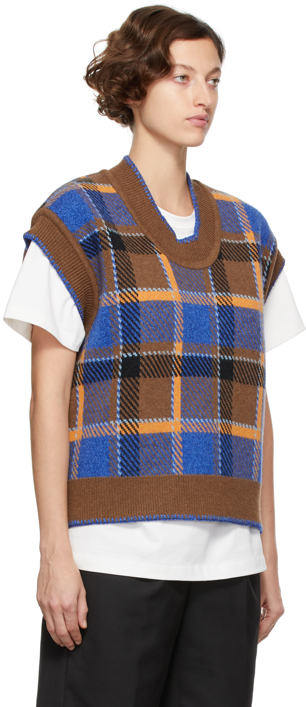 ADER error Brown Joyce Knit Vest | Smart Closet