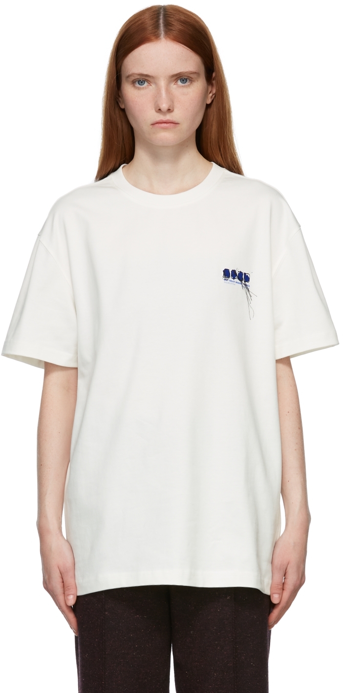ADER error White Stitch Logo T-Shirt | Smart Closet