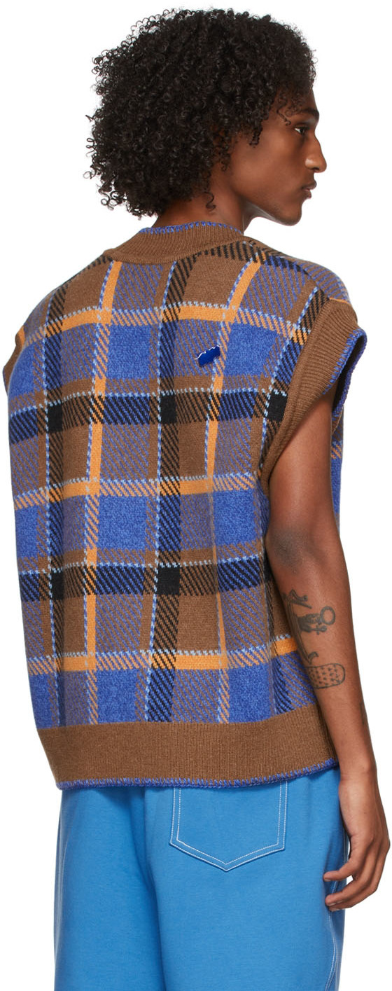 ADER error Brown Joyce Knit Vest | Smart Closet