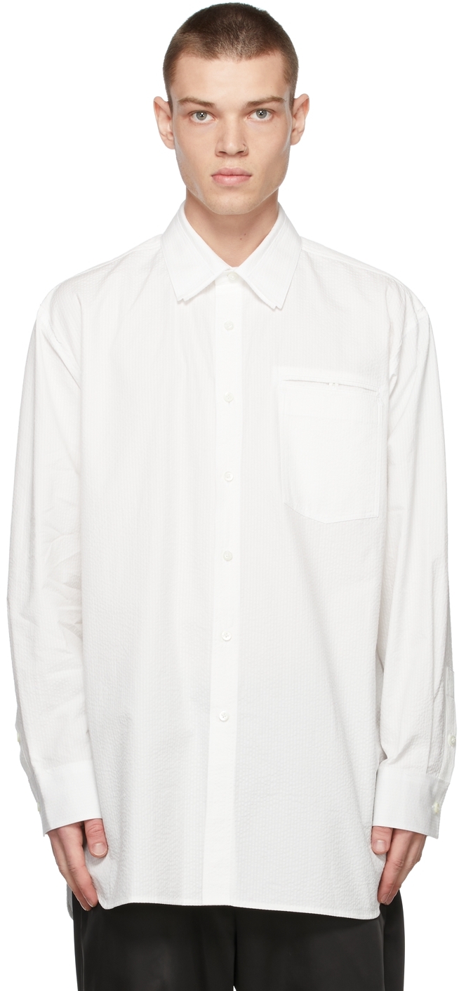 White Seersucker Shirt by ADER error 