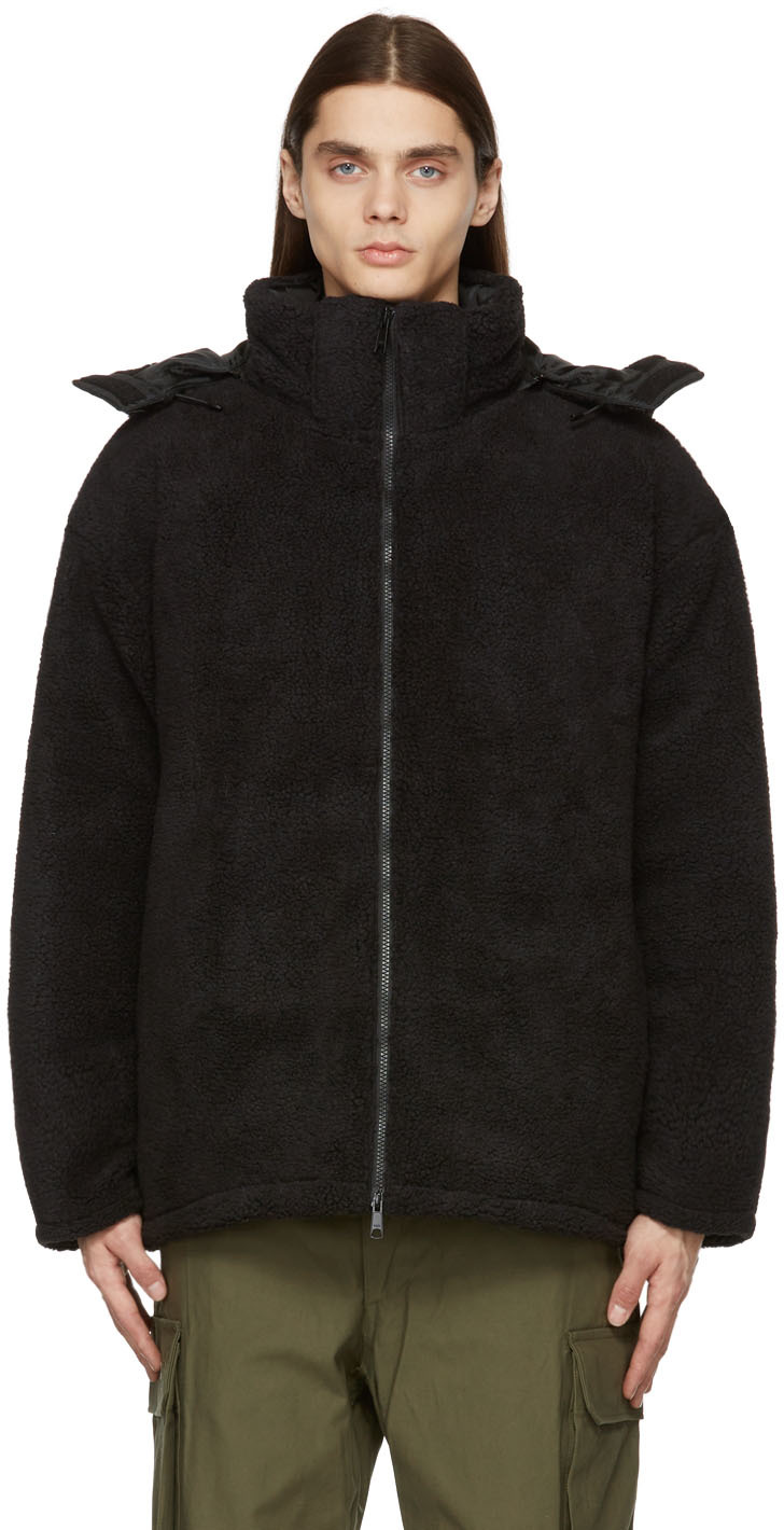 F-LAGSTUF-F Black Insulated Puff Jacket