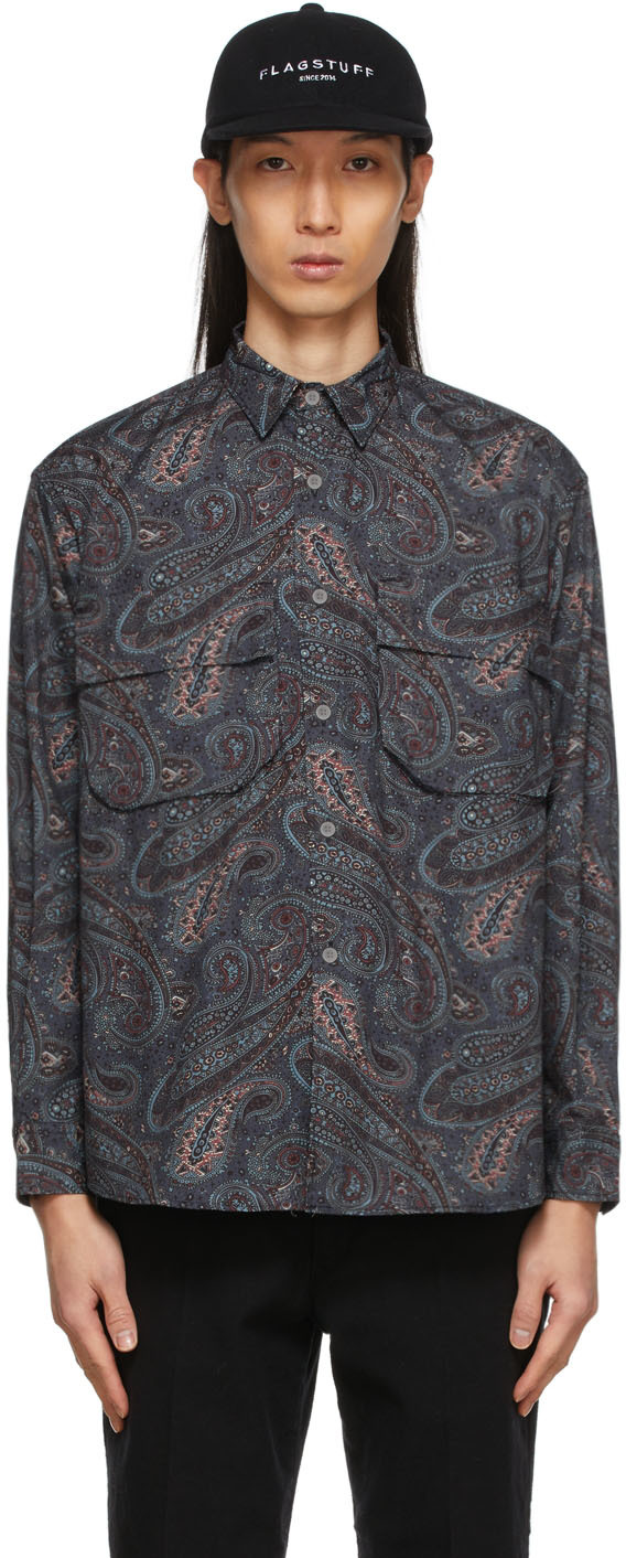 Blue Paisley Shirt