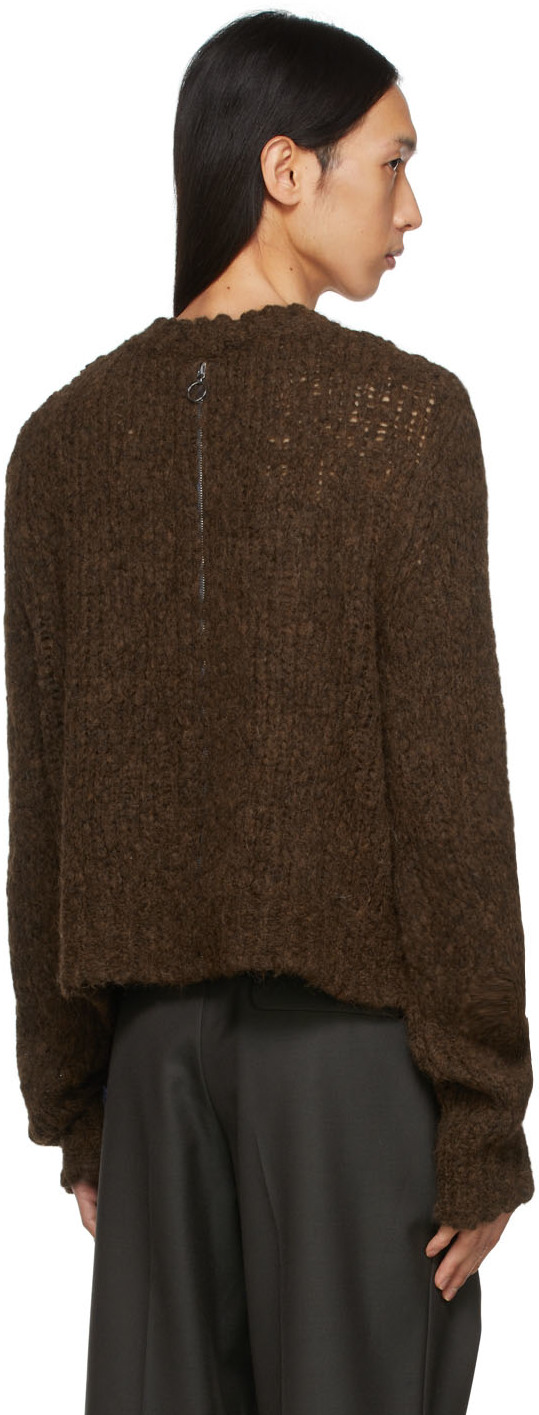 Namacheko Brown Alpaca Burgard Zip Cardigan | Smart Closet