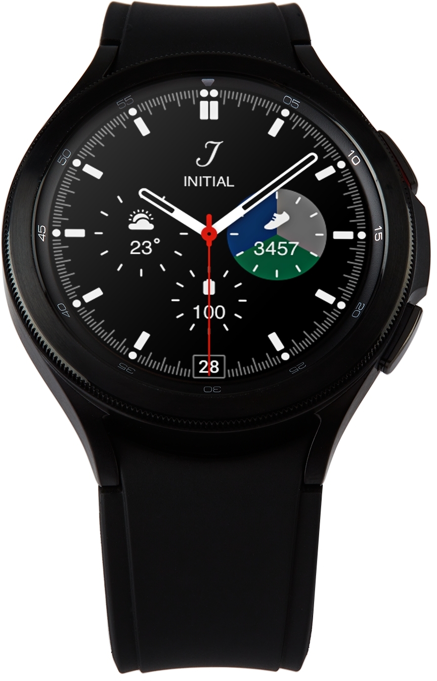 Black Galaxy Watch4 Classic Smart Watch, 46 mm