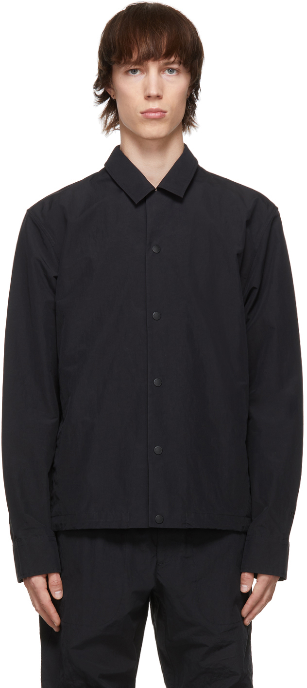 rag & bone Black Finlay Shirt Jacket | Smart Closet