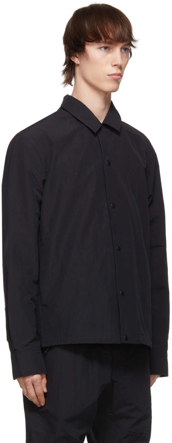 rag & bone Black Finlay Shirt Jacket | Smart Closet