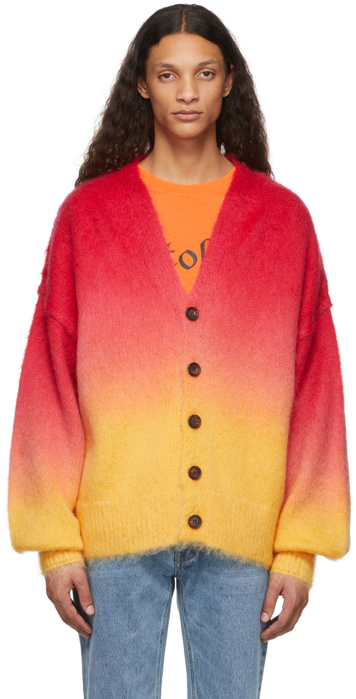 Stolen Girlfriends Club Red & Yellow Faded Dreams Cardigan