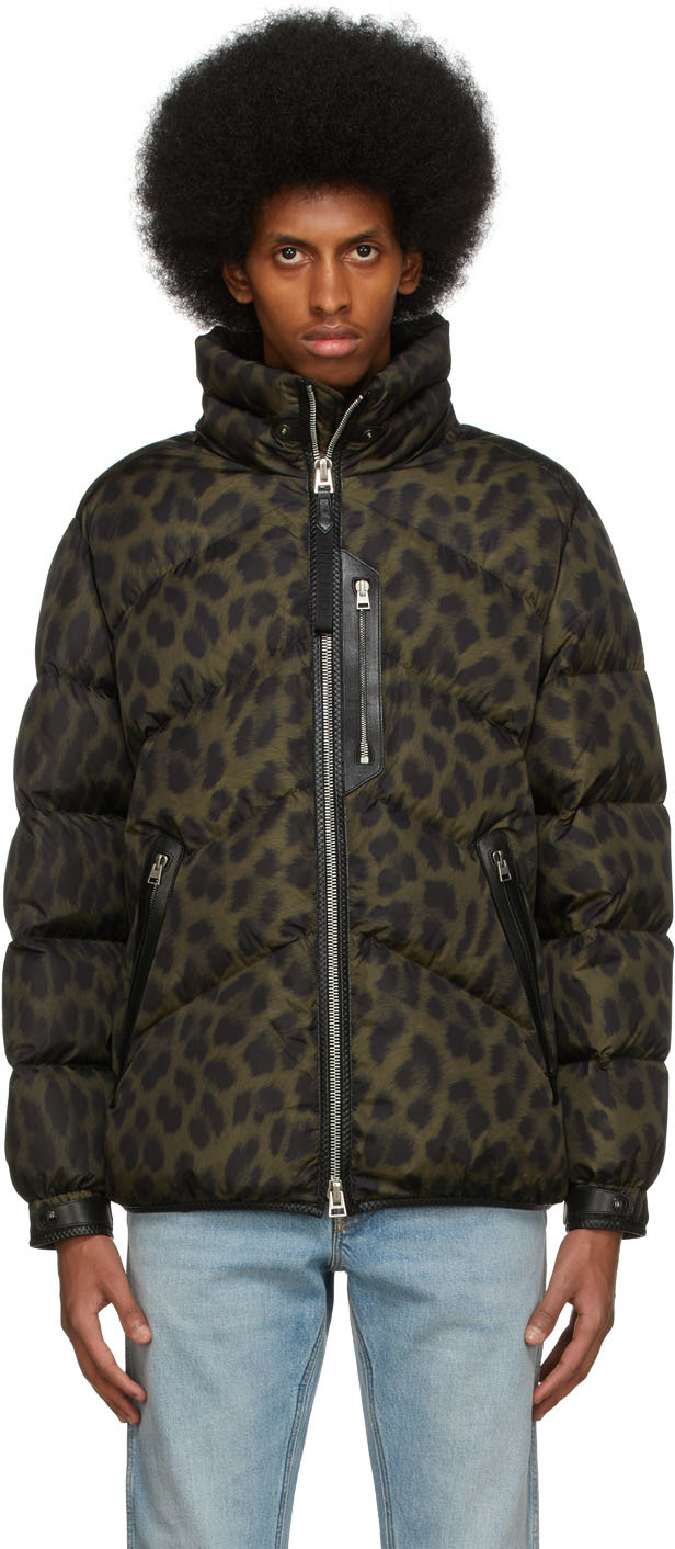 black leopard print jacket