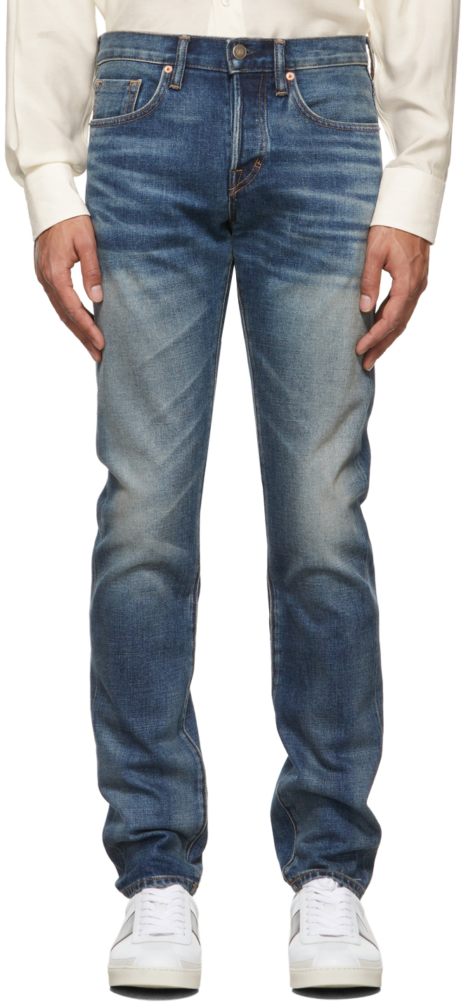 TOM FORD Blue Japanese Selvedge Denim Jeans | Smart Closet
