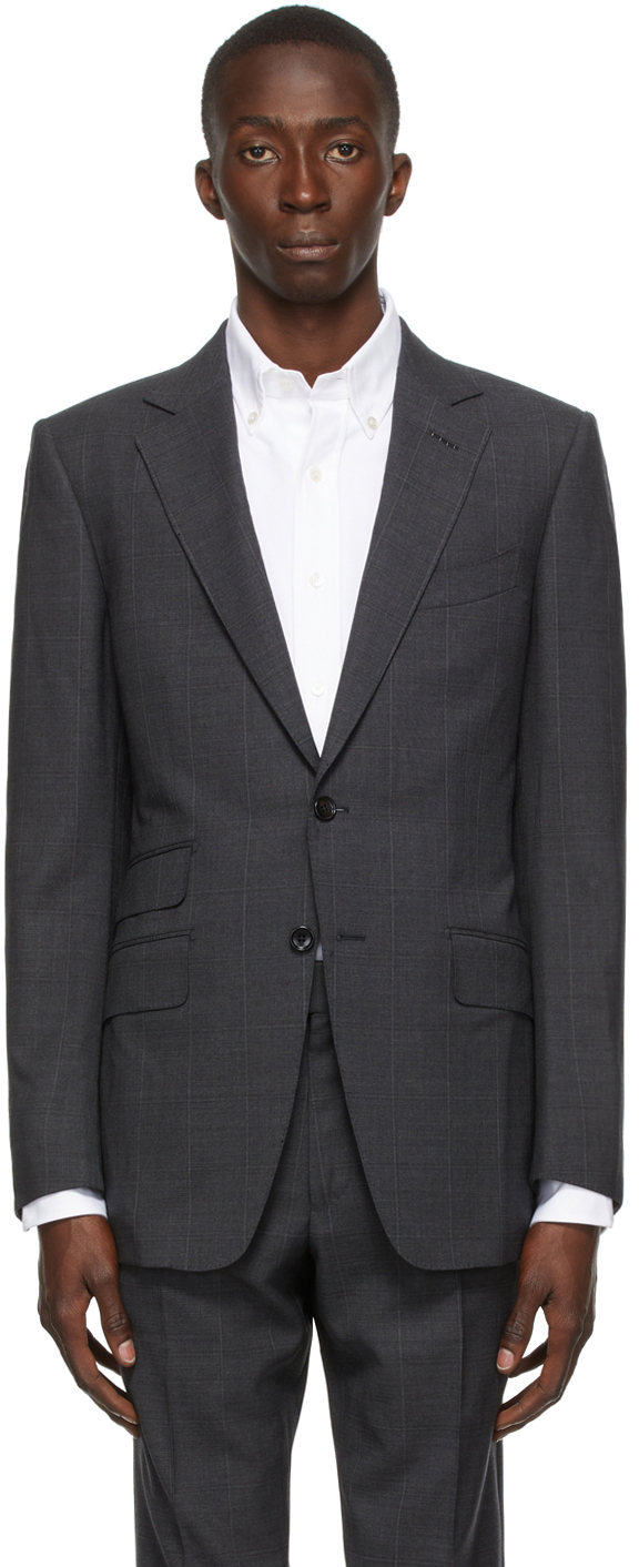 Grey Subtle Stretch Blazer