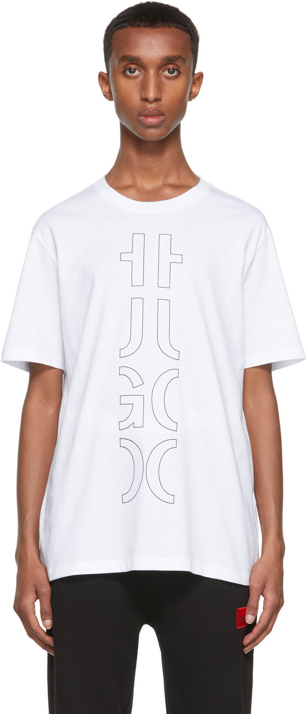 Hugo White Darlon213 T-Shirt