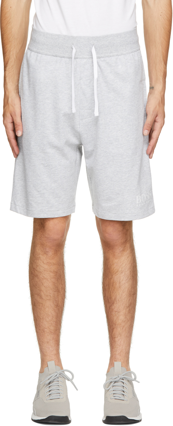 Grey Authentic Lounge Shorts by BOSS on Sale