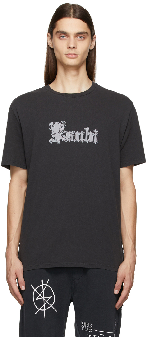 Ksubi: Black Royalty Kash T-Shirt | SSENSE UK