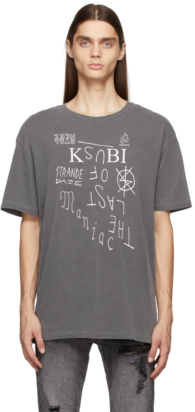 Ksubi SSENSE Exclusive Grey Last Maniac Biggie T-Shirt