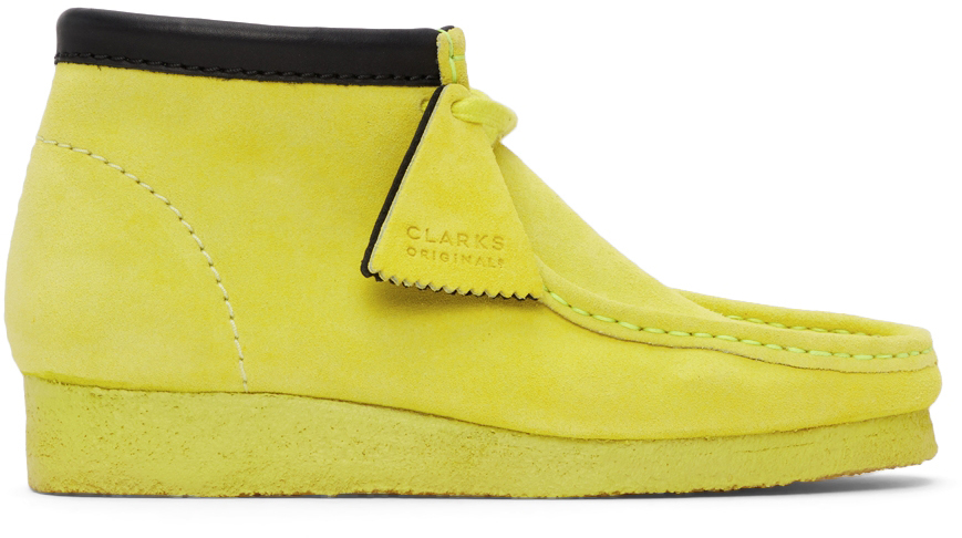 yellow wallabee clarks