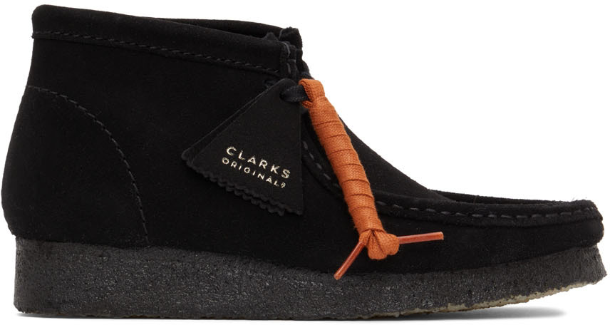 Clarks Originals Black Wallabee Boots