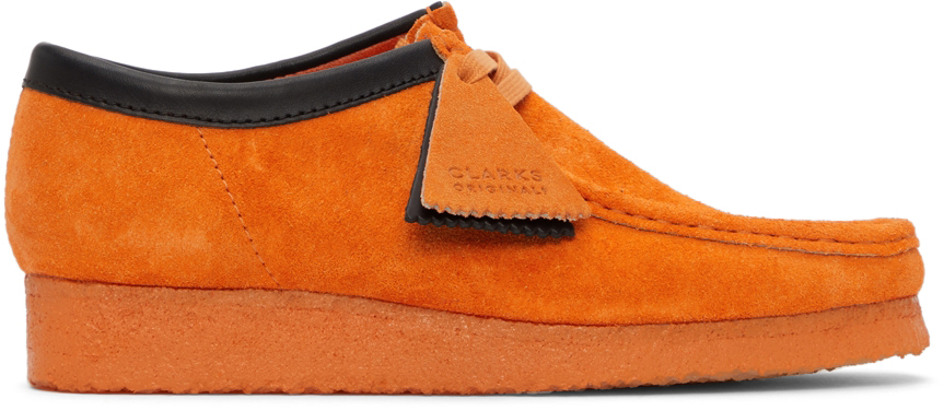 clarks weaver orange