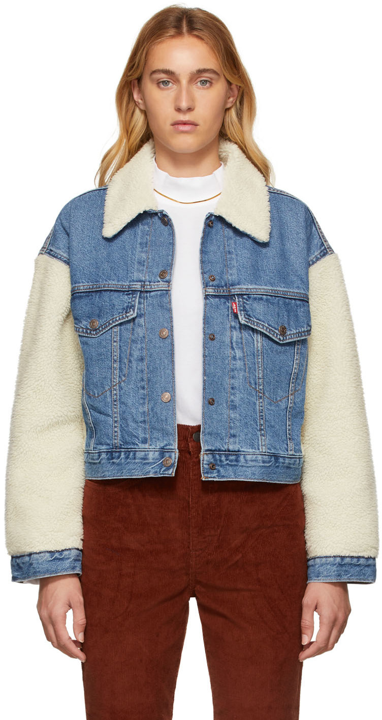 Levi's Denim Cropped Winter Jacket | Smart Closet