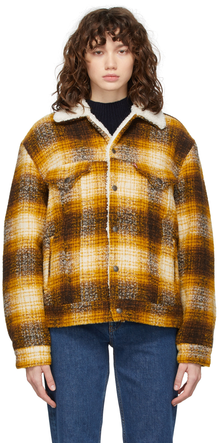 Levi's: Vintage Fit Sherpa Trucker Jacket | SSENSE Canada