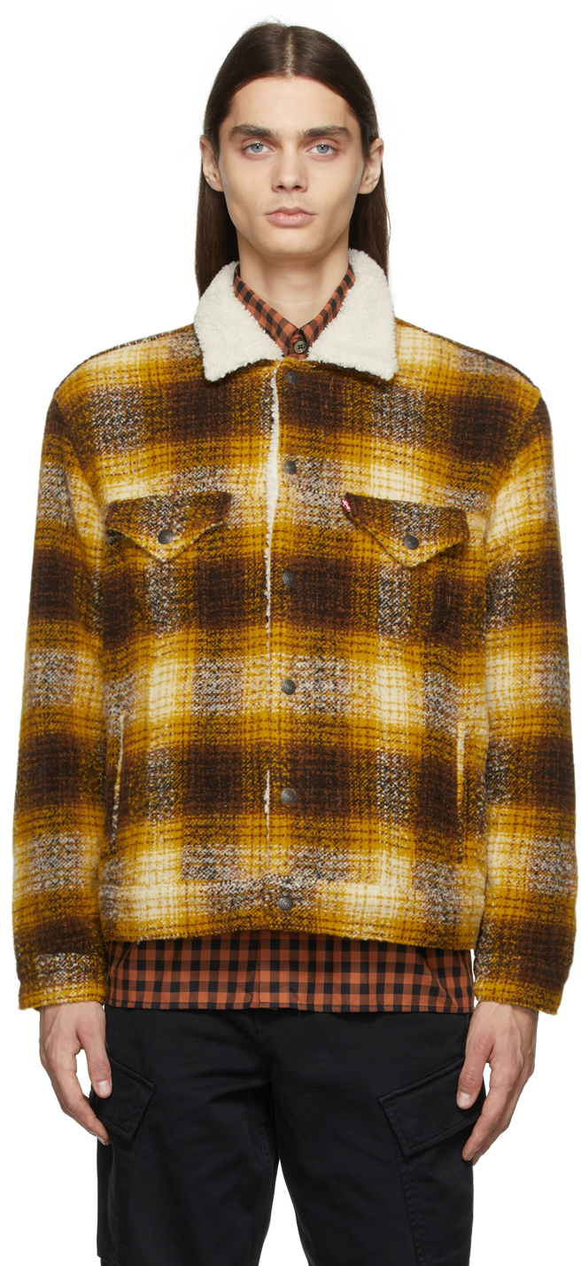 Levi's Yellow Vintage Fit Sherpa Trucker Jacket | Smart Closet