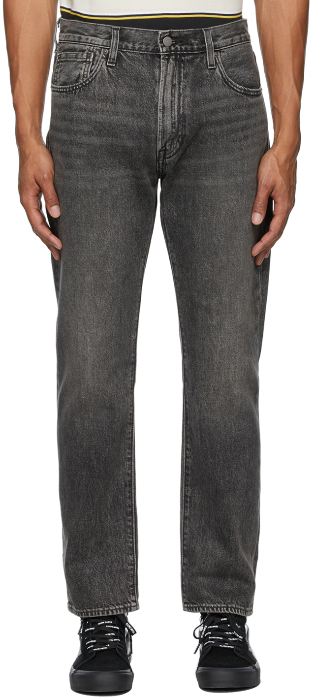 Levi's: Black 551 Z Authentic Straight Jeans | SSENSE
